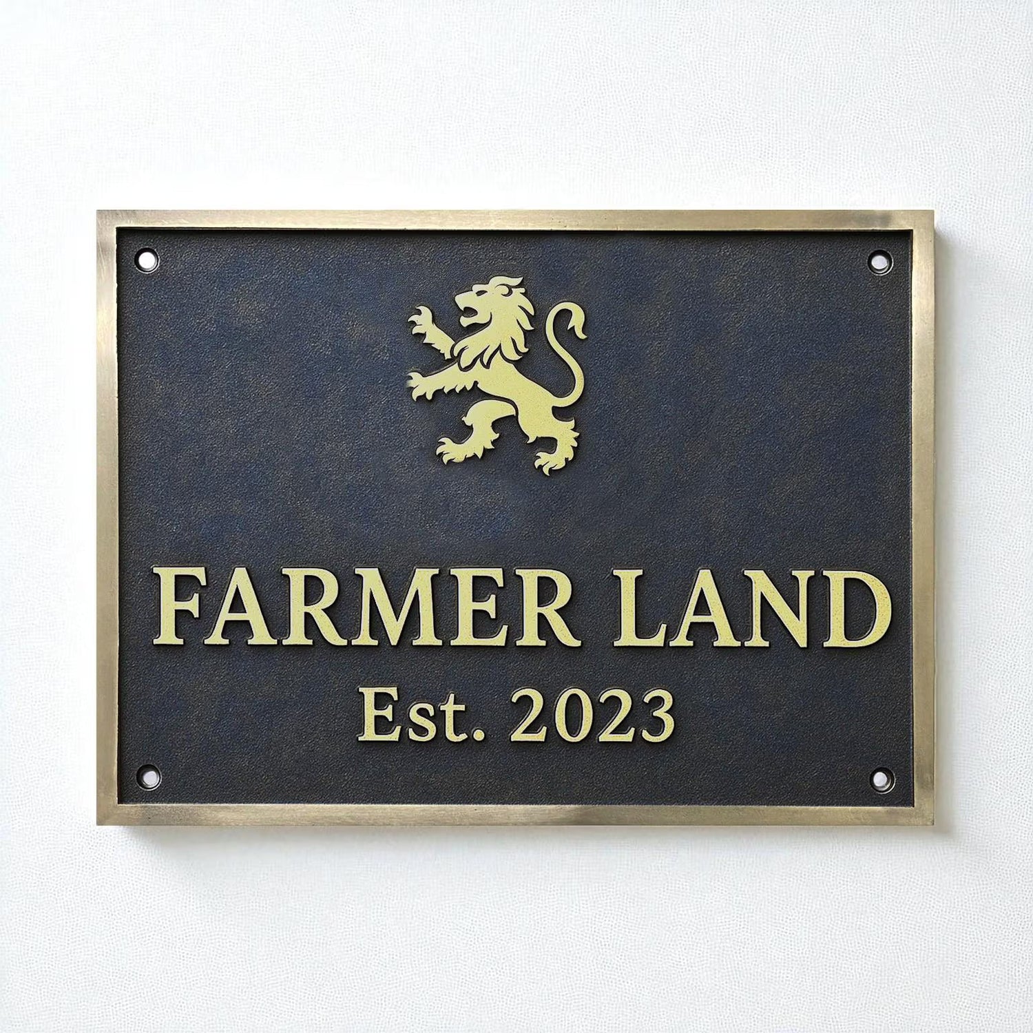 Custom Bronze Address Plaques